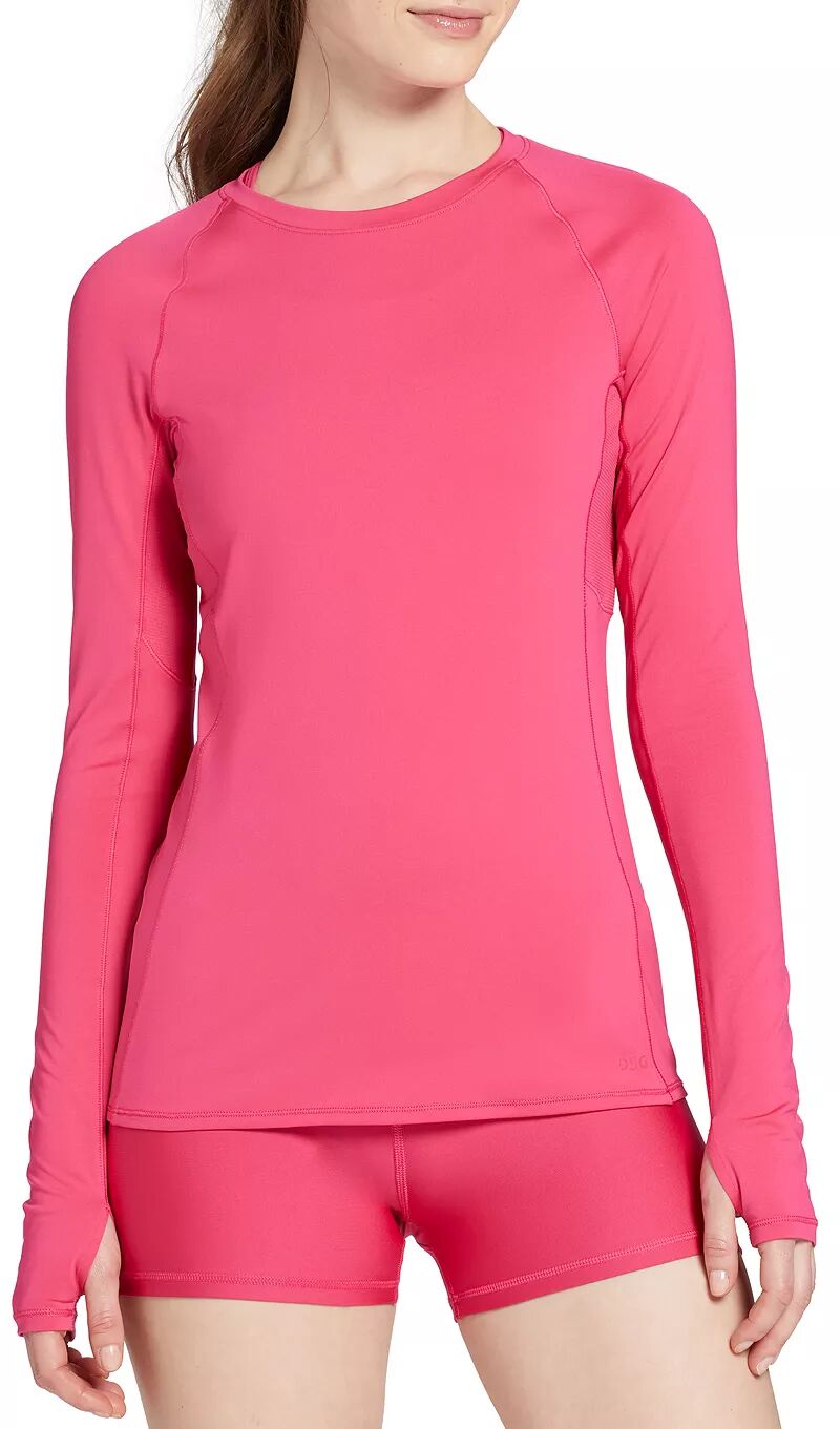Женская компрессионная рубашка Dsg с длинным рукавом, розовый