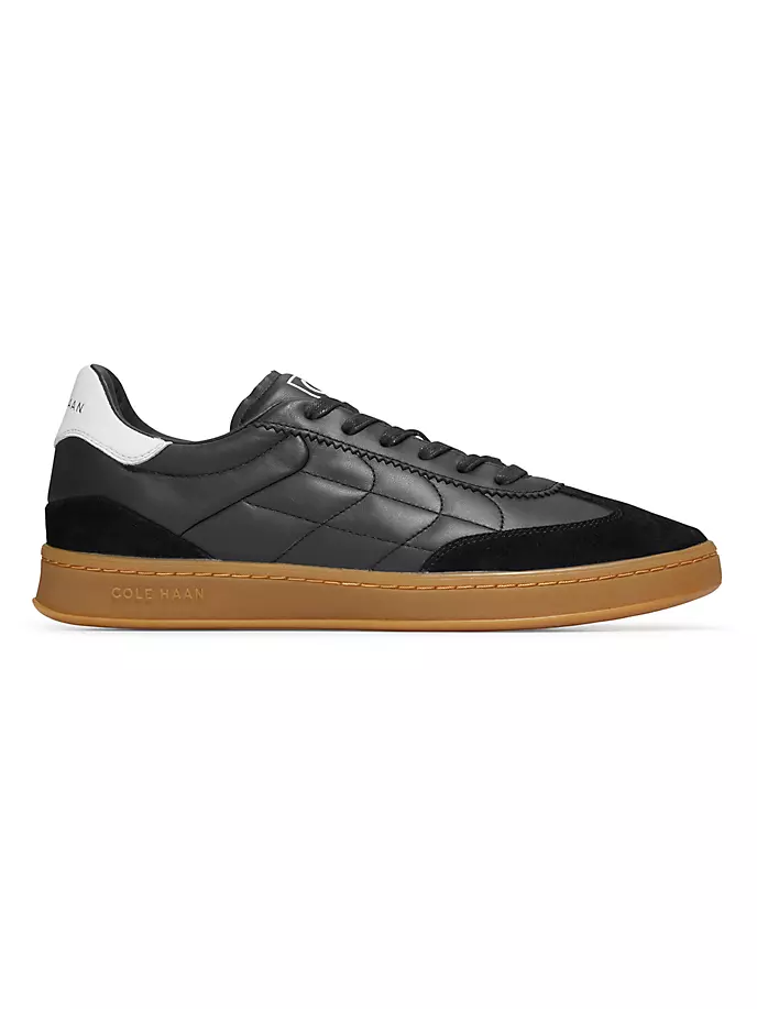 

Кожаные низкие кеды Grandprø Cole Haan, цвет black nicotine gum