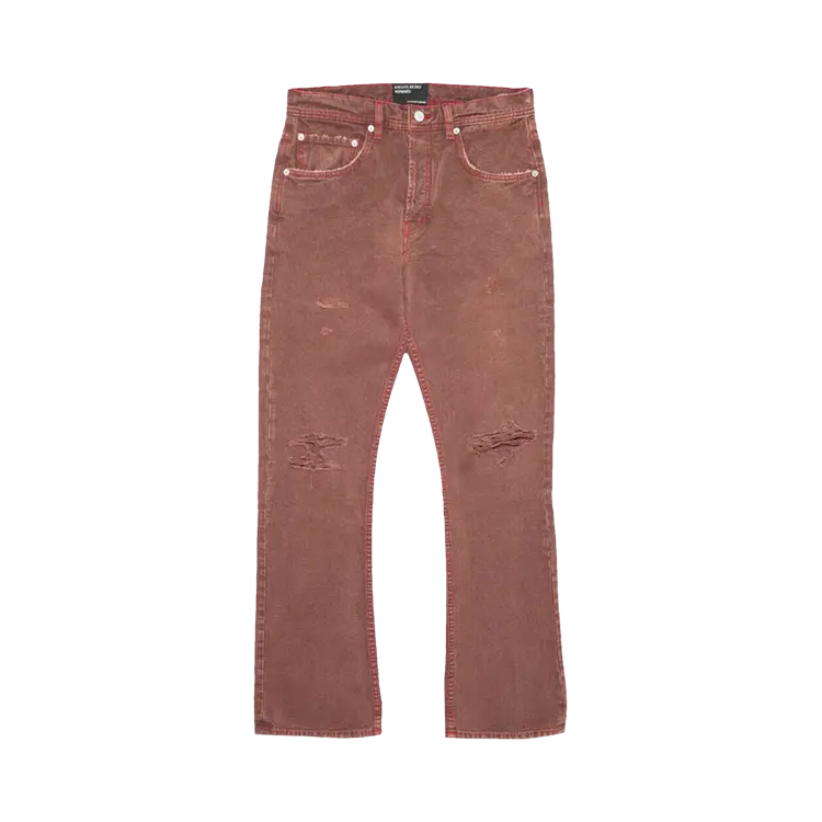 

Джинсы Enfants Riches Déprimés Psycik Youth Flare 'Brown/Red', коричневый