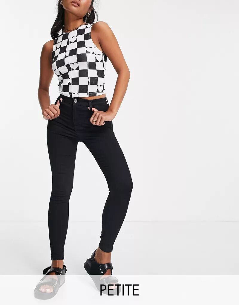 

Черные джинсы Topshop Joni