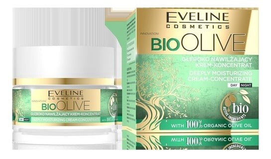 

Увлажняющий крем-концентрат для лица 50 мл Eveline Cosmetics BIO OLIVE