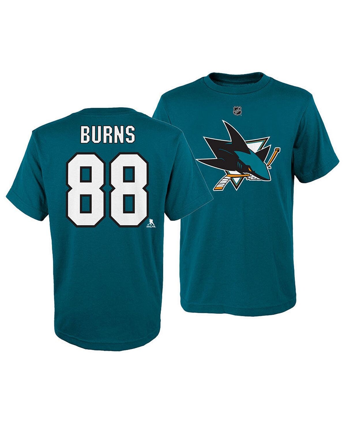 

Футболка игрока Brent Burns San Jose Sharks, Big Boys (8–20) Outerstuff