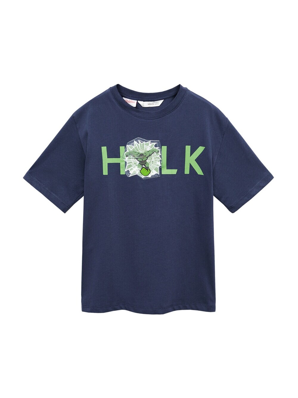 

Футболка MANGO KIDS Aquahero, темно-синий