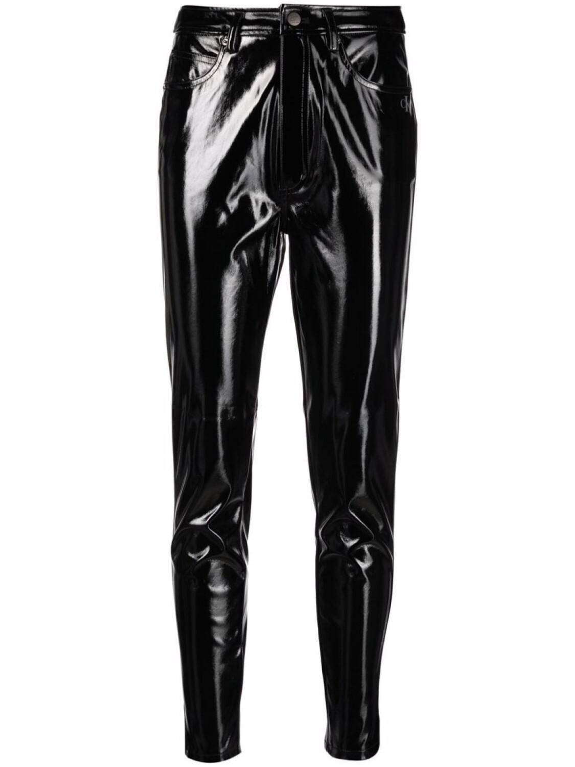 

Calvin Klein Jeans глянцевые брюки, черный