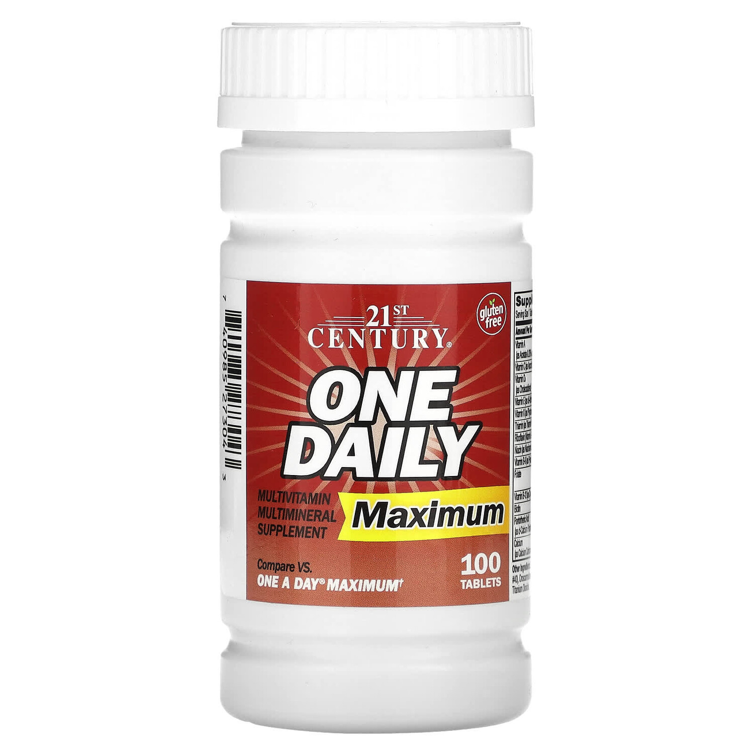 

One Daily, Maximum, 100 таблеток, 21st Century