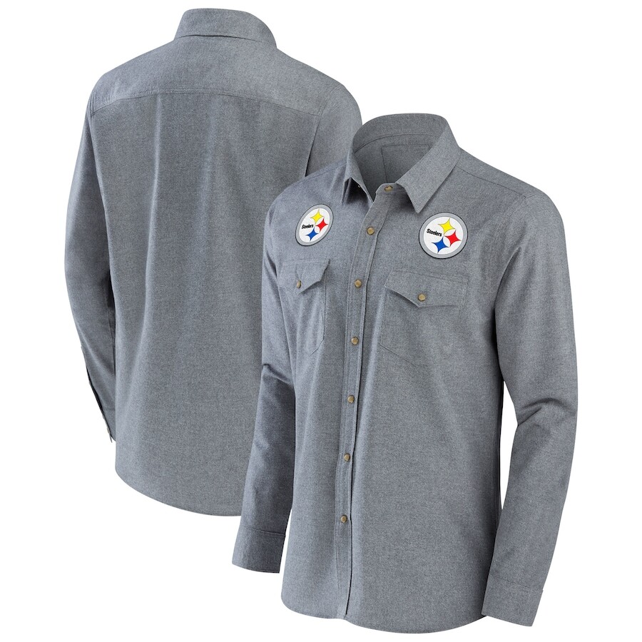 

Рубашка NFL Pittsburgh Steelers, серый