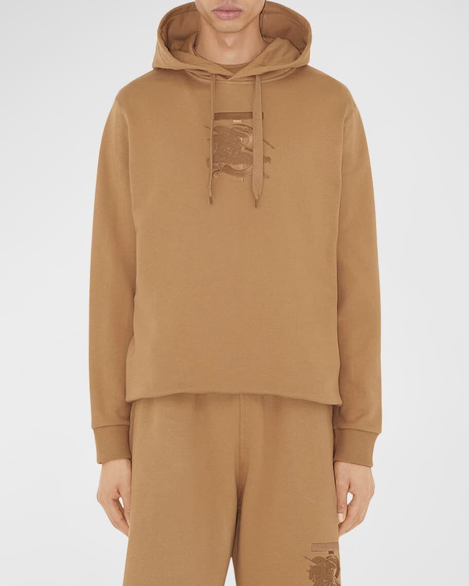 

Мужская толстовка с капюшоном EKD Monogram Loopback Burberry, Коричневый