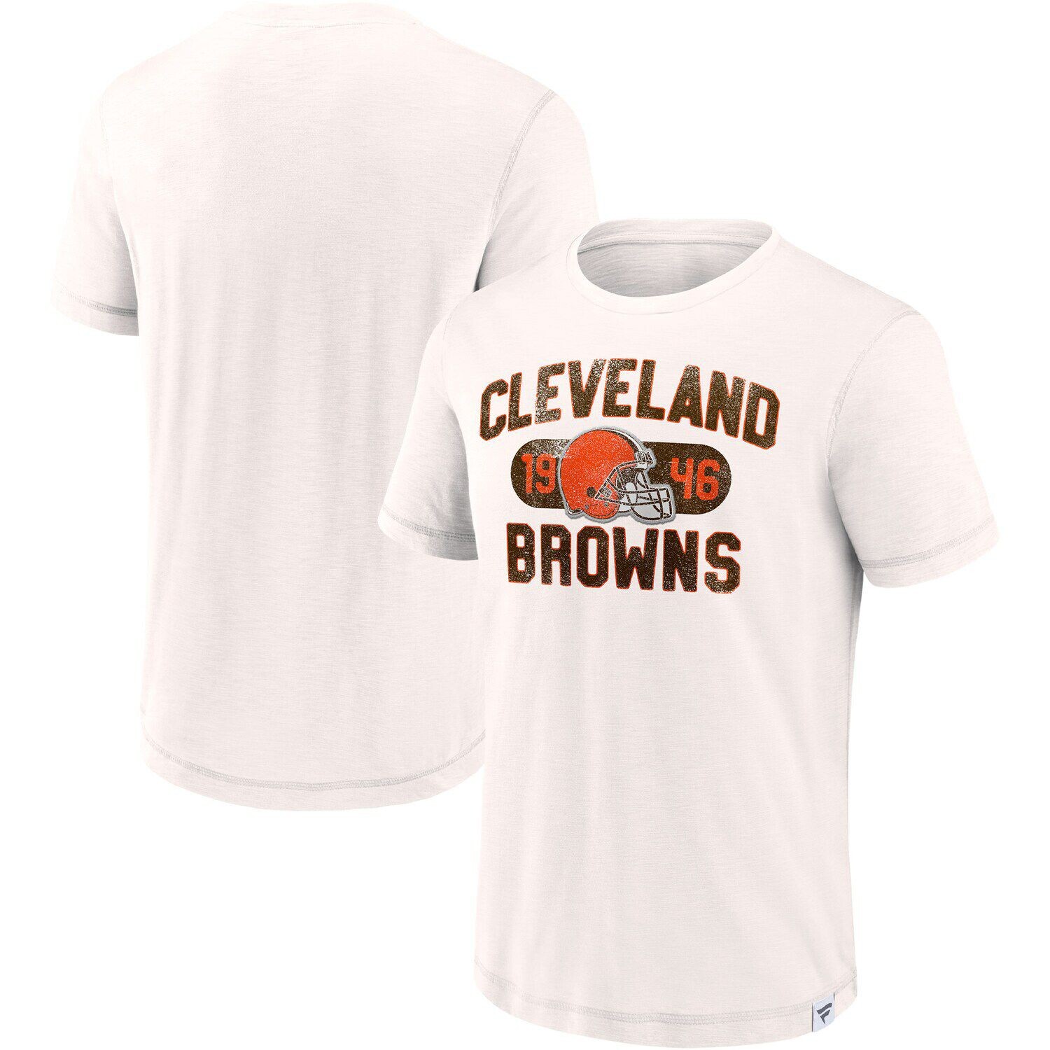 

Мужская белая футболка Fanatics с логотипом Cleveland Browns Act Fast, Белый