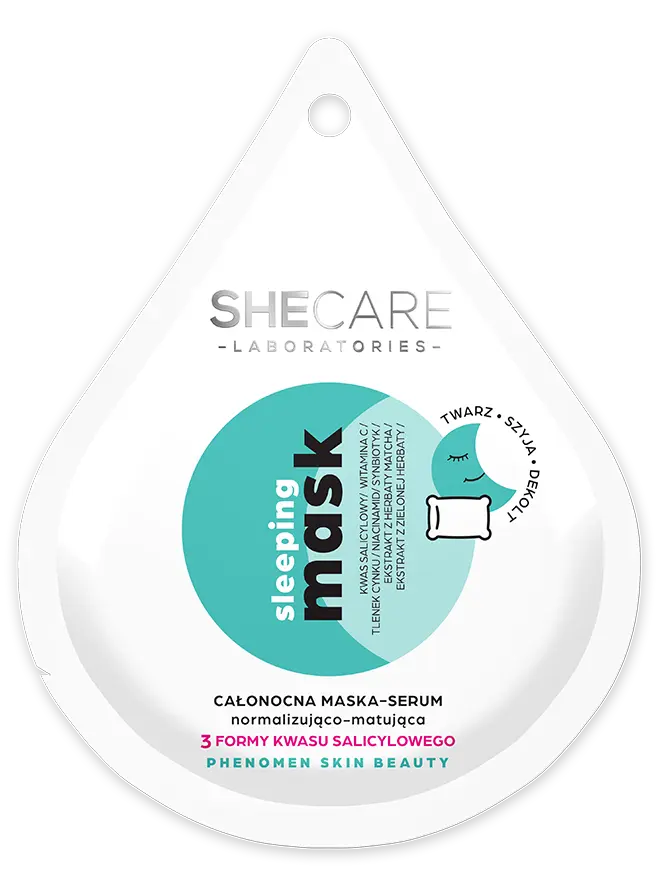 

Матирующая маска для лица на ночь Shecare Sleeping Mask, 10 мл