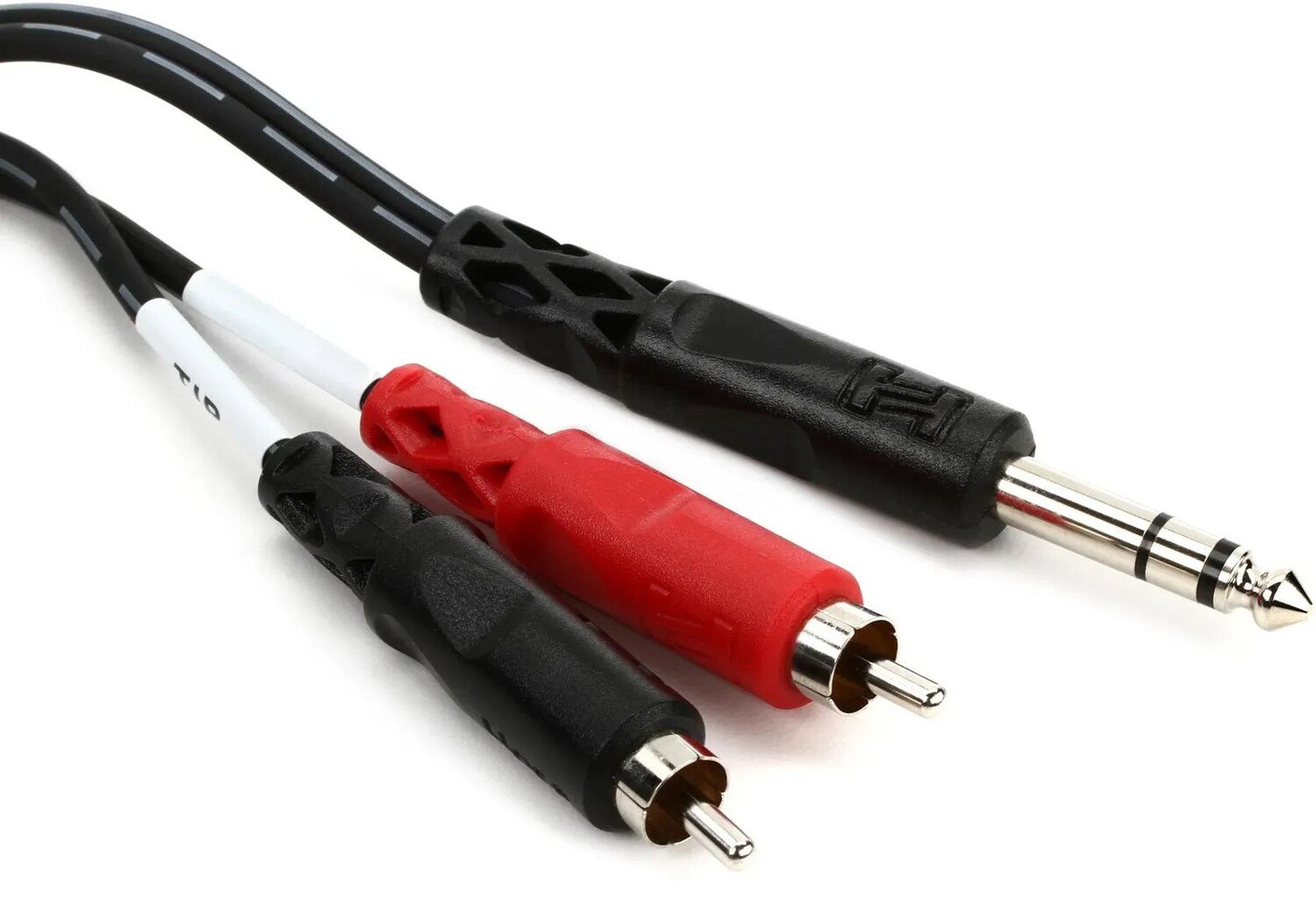 

Вставной кабель Hosa TRS-204 — штекер TRS 1/4 дюйма на двойной штекер RCA левый/правый — 12 футов