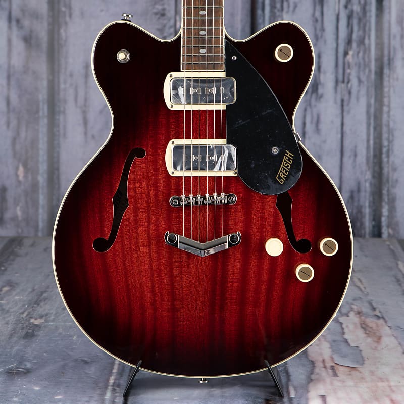 

Электрогитара Gretsch G2622-P90 Streamliner Center Block Double-Cut P90 w/ V-Stoptail Semi-Hollowbody, Claret Burst