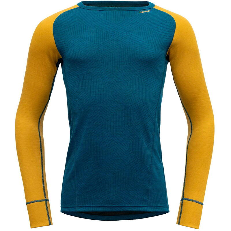 Функциональная рубашка Duo Active Merino 205 Рубашка Мужская флуд-арроуд DEVOLD, цвет blau