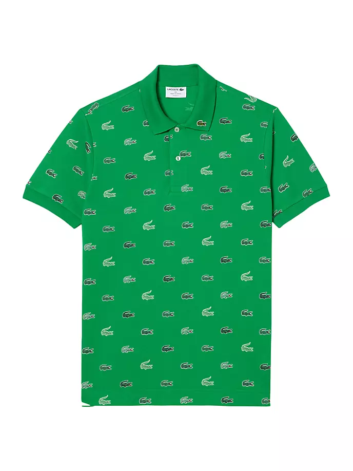 

рубашка-поло с логотипом Lacoste, зеленый