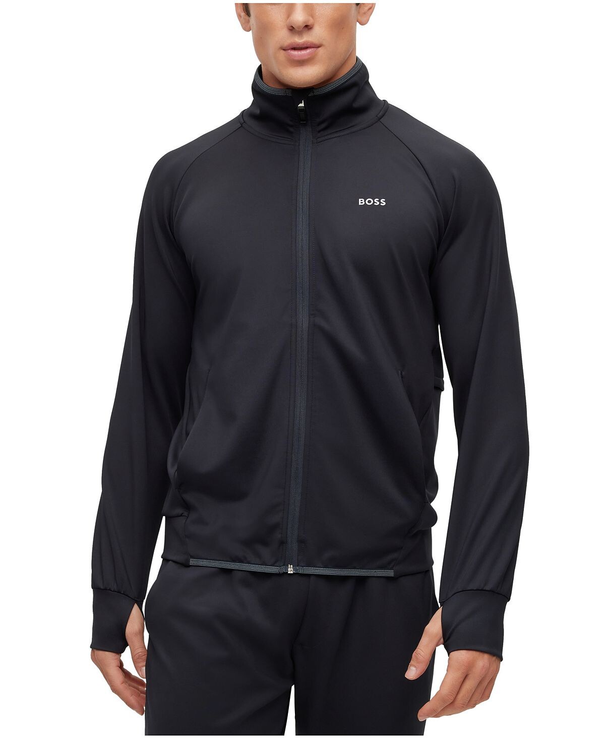 

Мужской свитшот из ткани Active-Stretch на молнии Hugo Boss