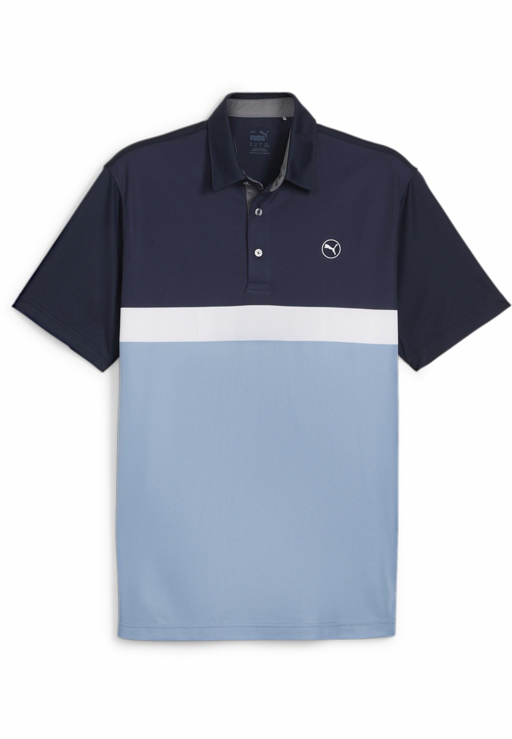 Рубашка-поло Puma Golf, темно-синий дзен футболка поло puma golf mattr paradise sl темно синий мультиколор