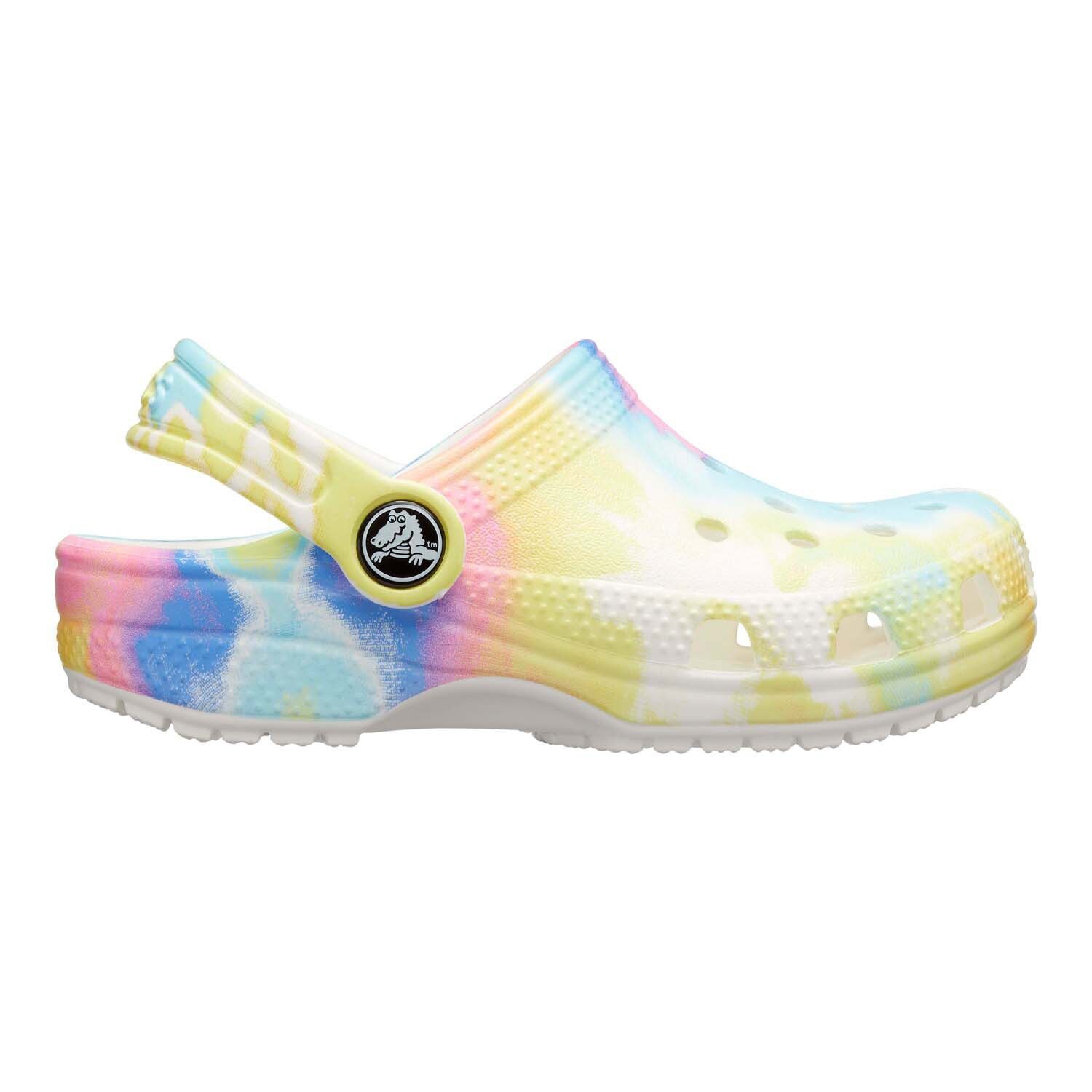 

Классические детские сабо Crocs с рисунком TieDye Crocs