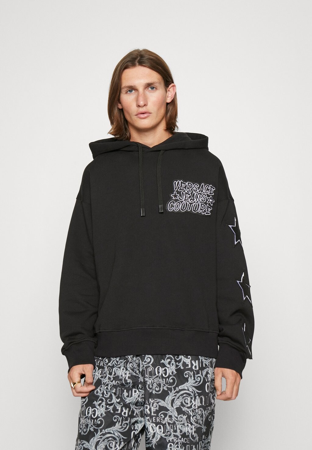 

Толстовка STAR LOGO Versace Jeans Couture, черный