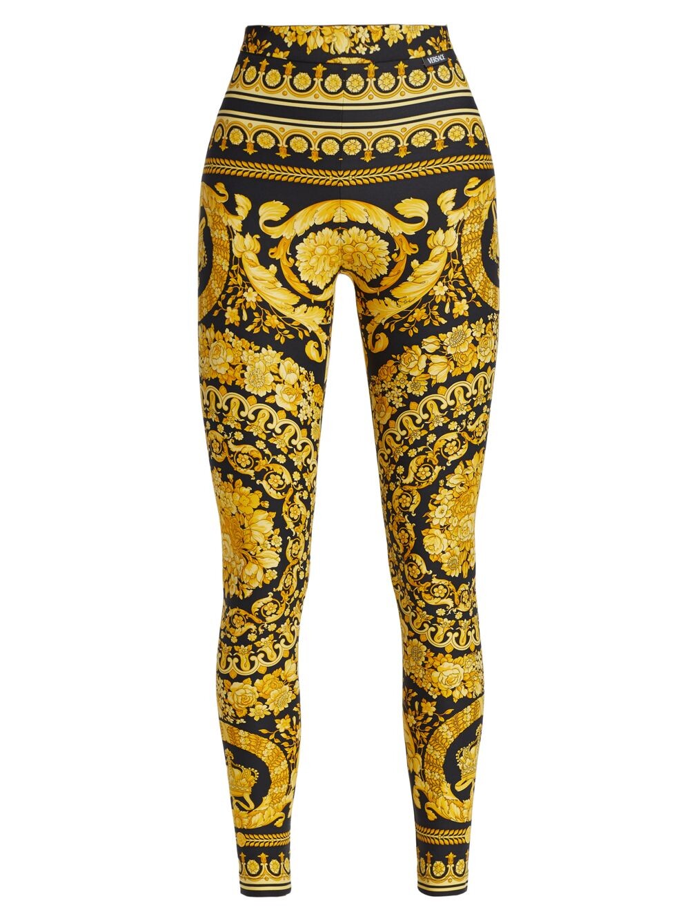 

Леггинсы барокко Versace, черный