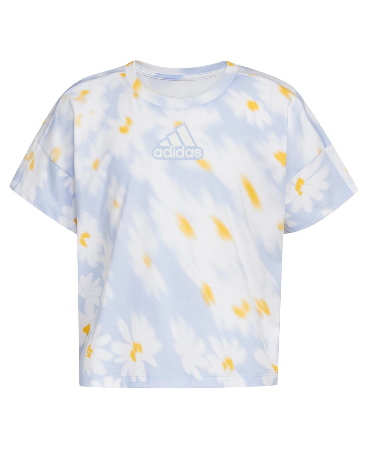 

Свободная футболка с короткими рукавами и принтом Little Girls All Over adidas