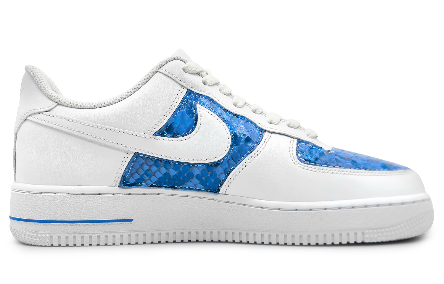

Кроссовки Nike Air Force 1 Skateboarding Shoes Men Low-top White, синий