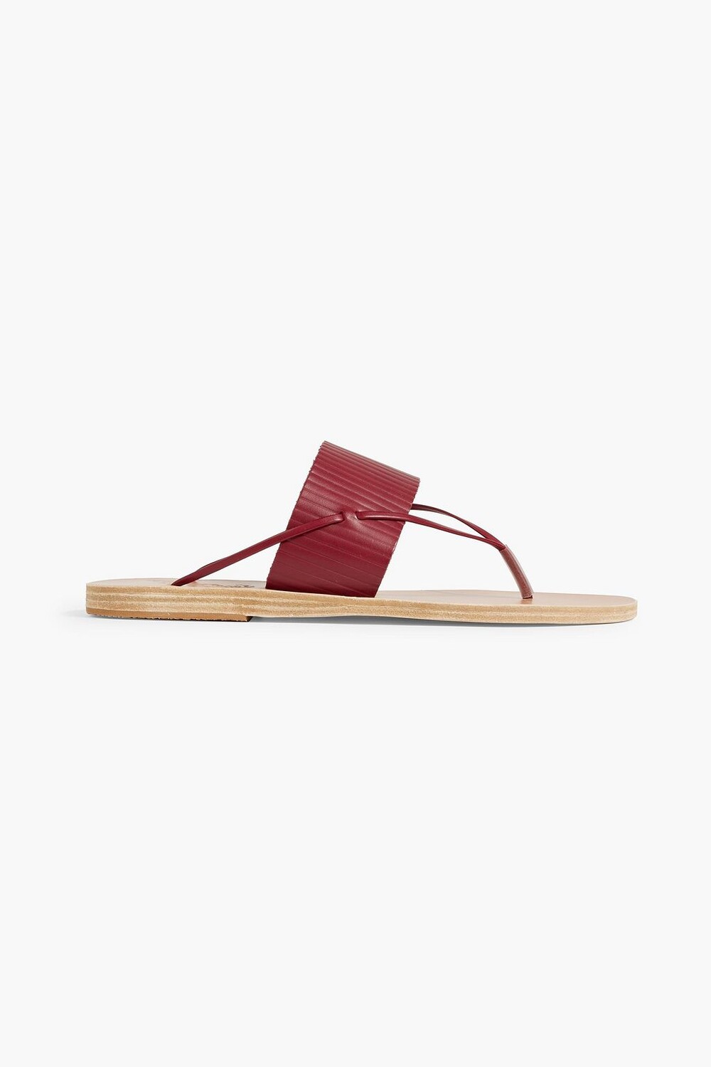 

Сандалии Yni в рубчик ANCIENT GREEK SANDALS, бордовый