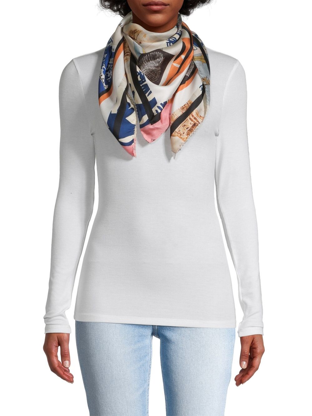 

Шелковый платок Ercole Weekend Max Mara, розовый