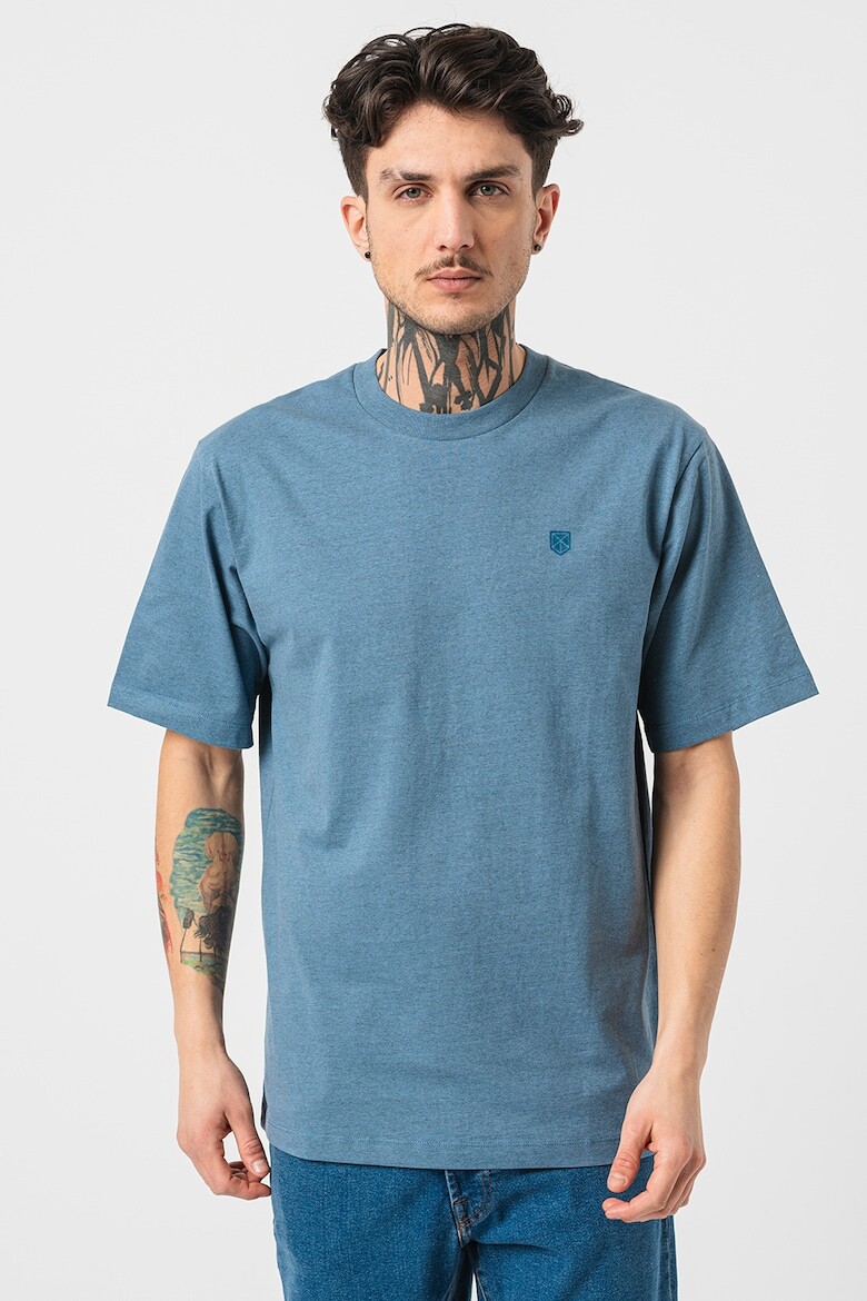 

Футболка с овальным вырезом и заниженными рукавами Jack & Jones, синий