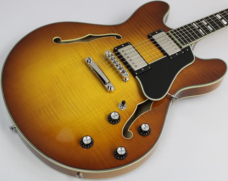 

Электрогитара Eastman T486-GB Thinline Electric Guitar, Goldburst