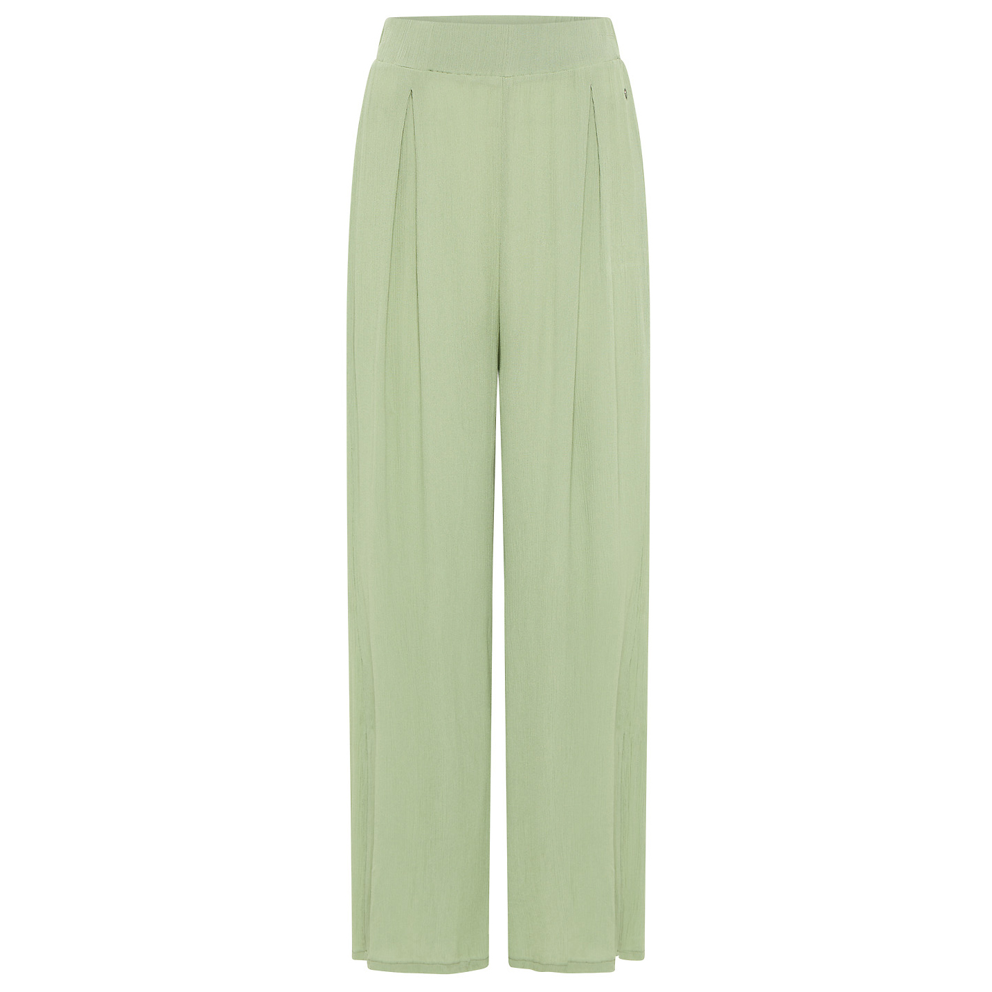 Повседневные брюки Tranquillo Women's Lockere EcoVero Crinkle Hose, цвет Topaz Green