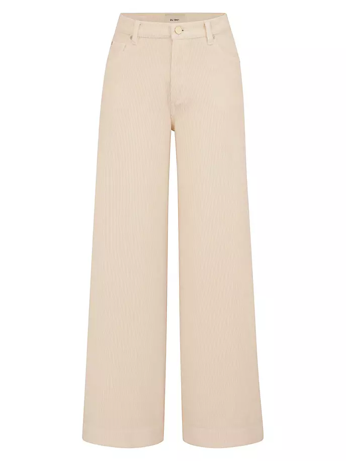 

Свободные брюки Zoie с широкими штанинами Dl1961 Premium Denim, цвет manilla