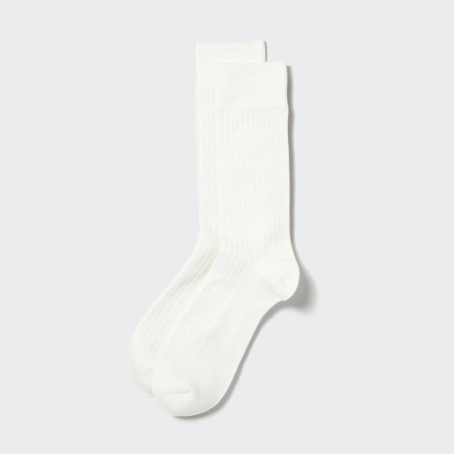 

Термоноски в ребрику heattech UNIQLO, белая кость