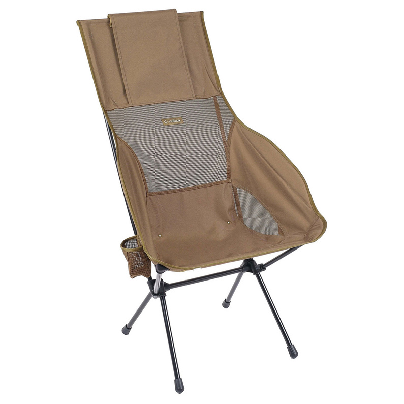 Складной стул Саванна Helinox, коричневый складное кресло с откидывающейся спинкой сидячее раскладное кресло siesta кресло для зимней рыбалки пляжное кресло для улицы дома