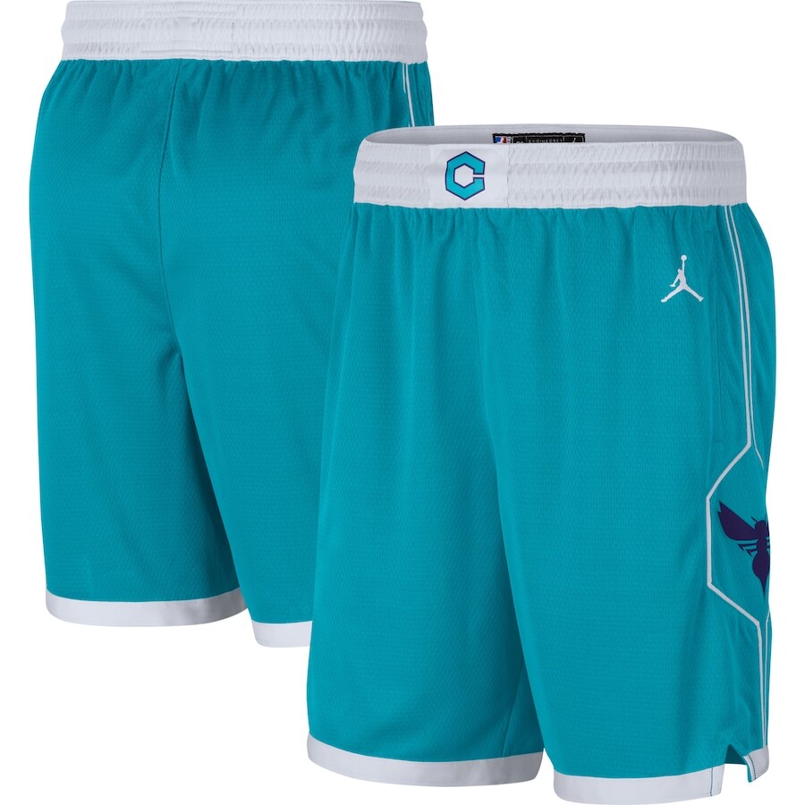 

Шорты Jordan Brand Charlotte Hornets, бирюзовый