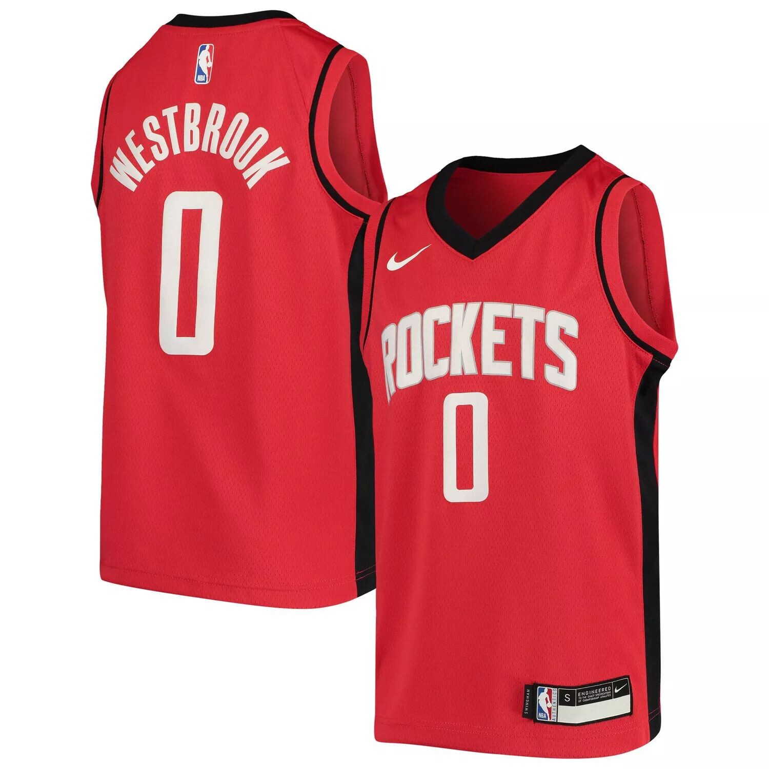 

Молодежная майка Nike Russell Westbrook Red Houston Rockets Swingman — Icon Edition Nike