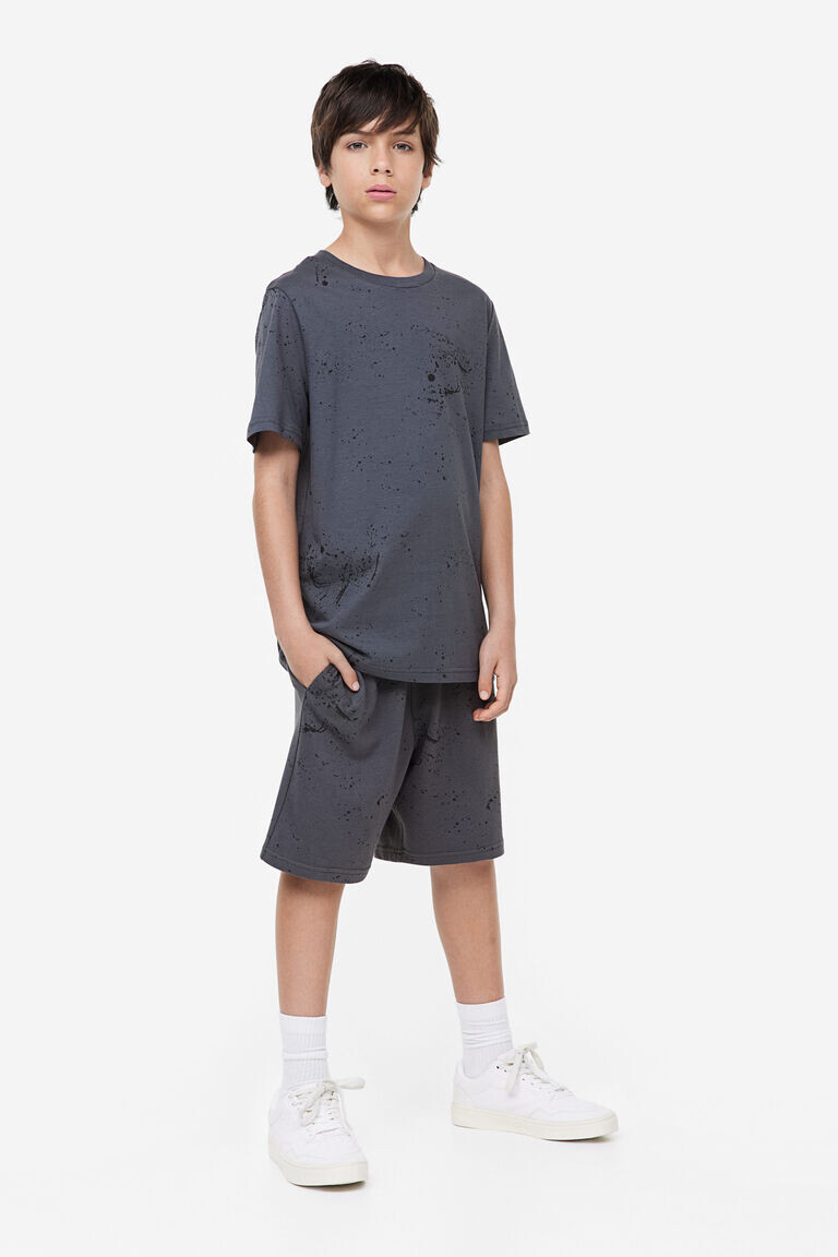 

Толстовки с принтом H&M, серый