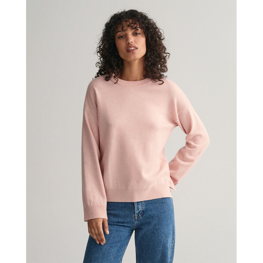 

Свитер Gant Superfine Lambswool Crew Neck, розовый