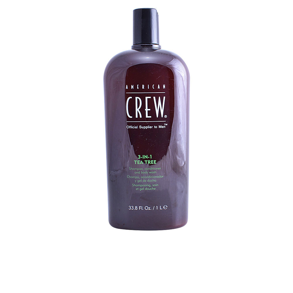 Очищающий шампунь Tea Tree 3 In 1 Shampoo, Conditioner And Body Wash American Crew, 1000 мл