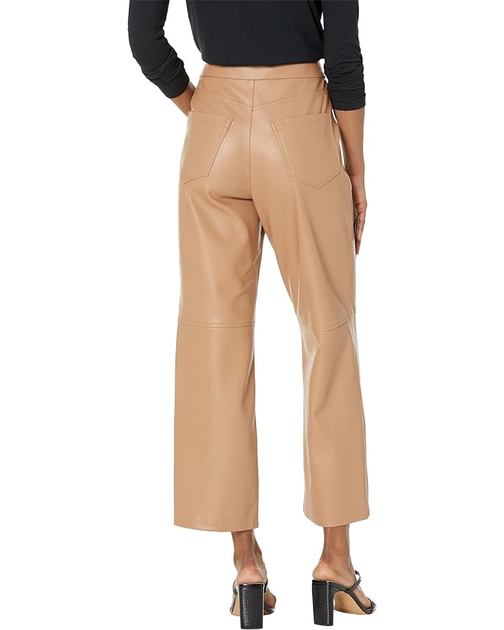 Брюки Blank NYC Baxter Leather High-Rise Straight Leg Pants in Lucky Number, цвет Lucky Number