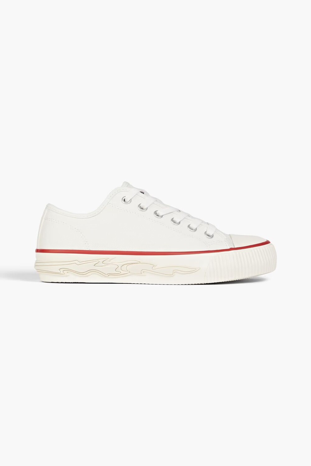 

Парусиновые кроссовки Sandro, цвет Off-white