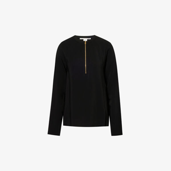 

Топ arlesa из эластичной ткани с разрезами по бокам Stella Mccartney, черный