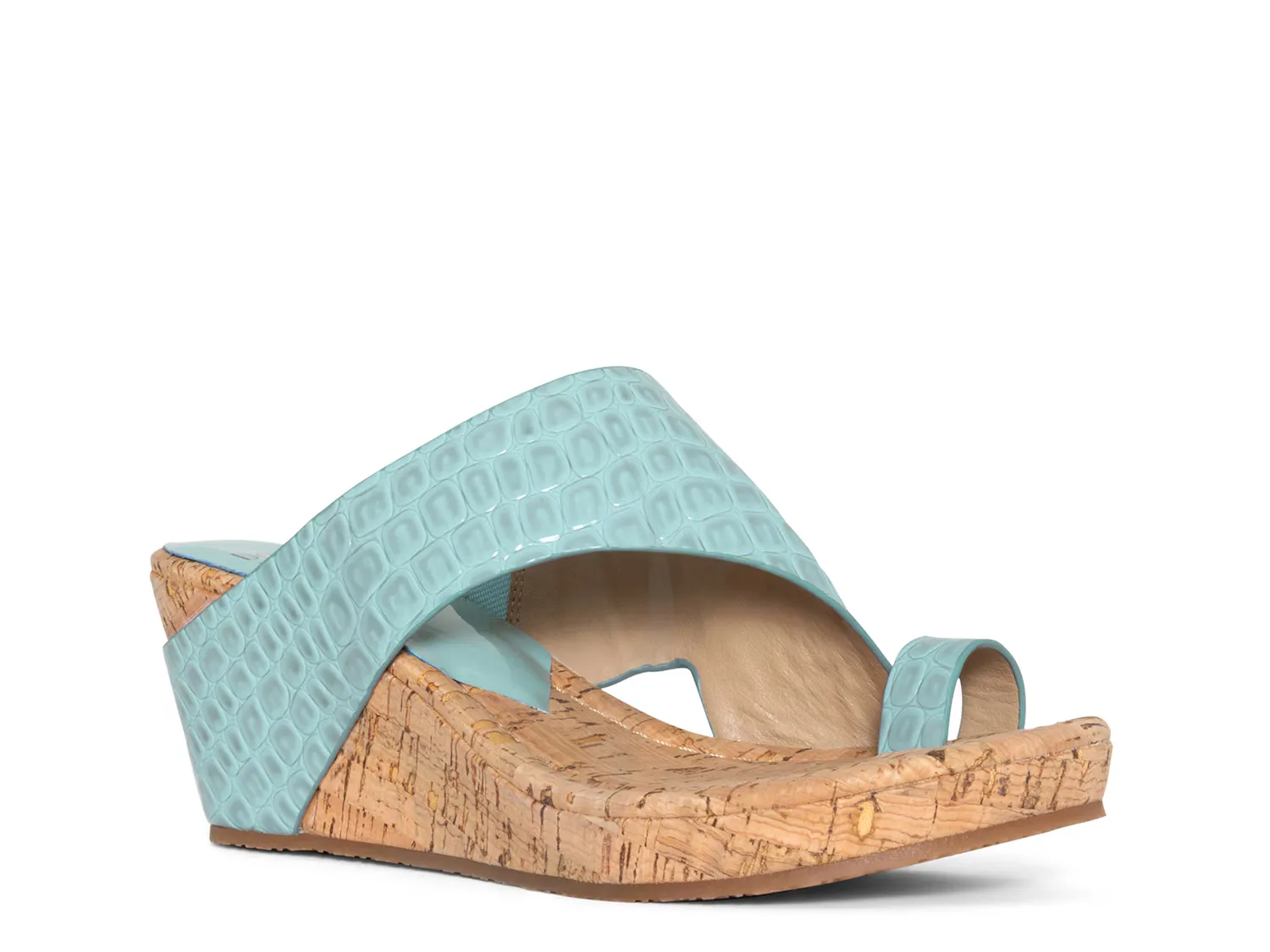 

Сандалии Gyer Wedge Sandal Donald J. Pliner, светло-голубой