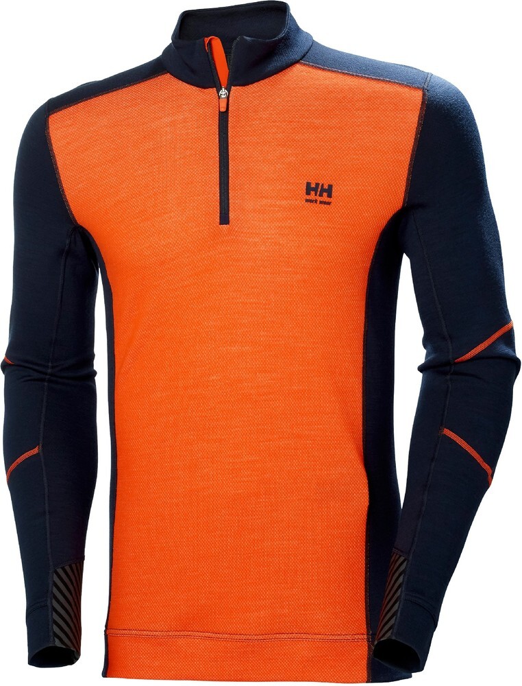 

Лонгслив Helly Hansen Lifa Merino Half Zip, синий