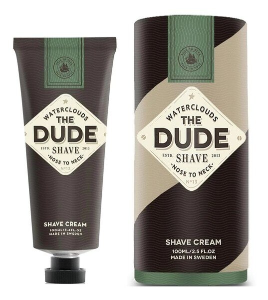 

Waterclouds, The Dude Shave, крем для бритья, 100 мл