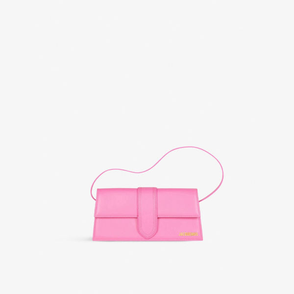 

Le bambino длинная кожаная сумка через плечо Jacquemus, розовый