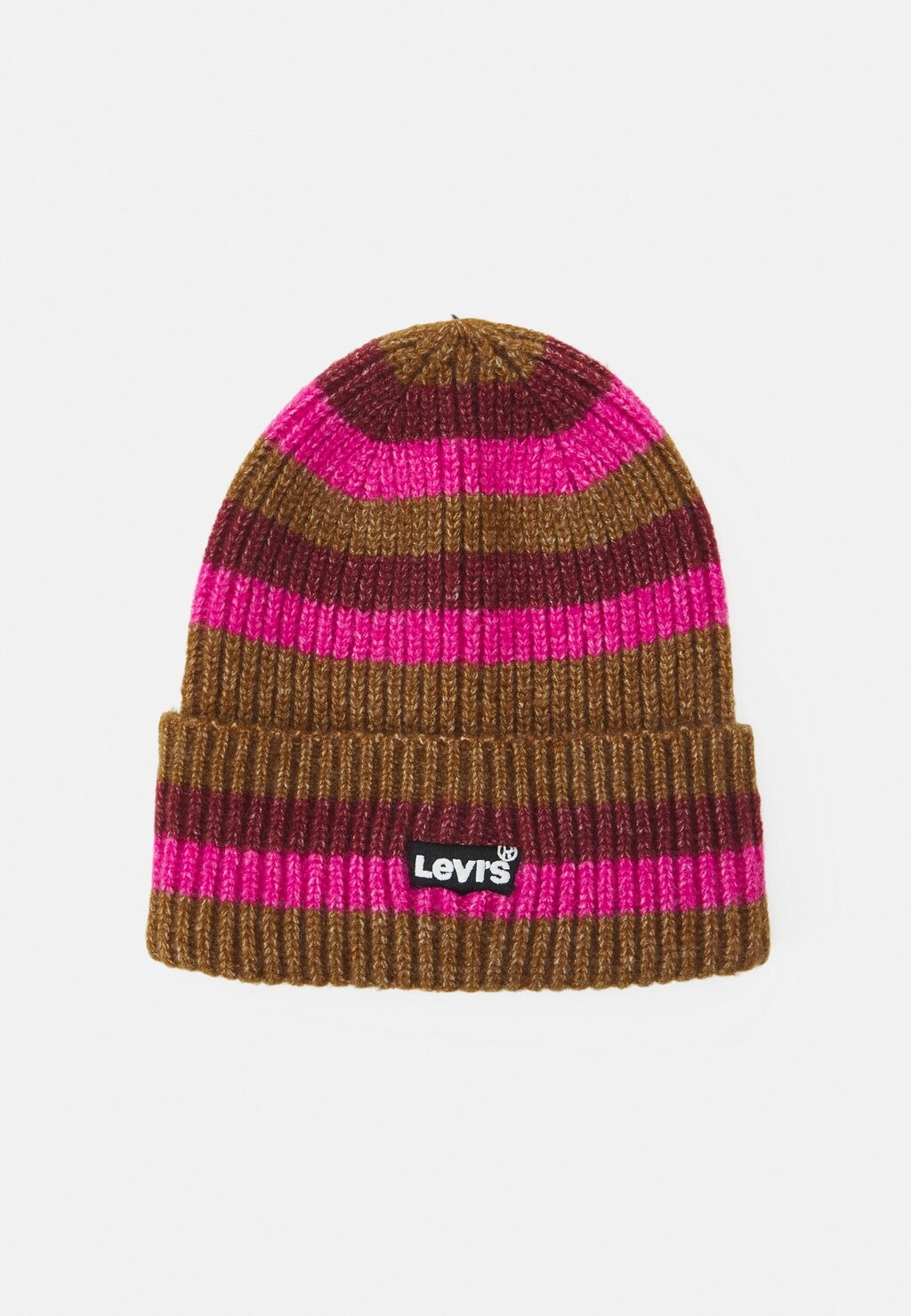 

Шапка Levi's ESSENTIAL BATWING BEANIE UNISEX, темно-коричневый