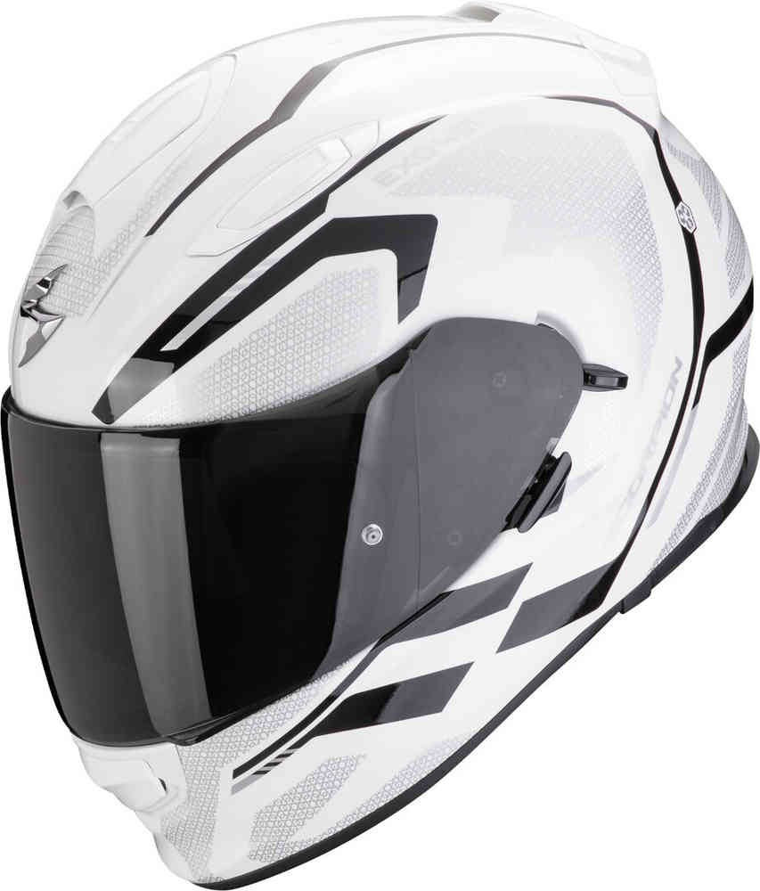 Экзо-491 Криптовый шлем Scorpion, белый черный