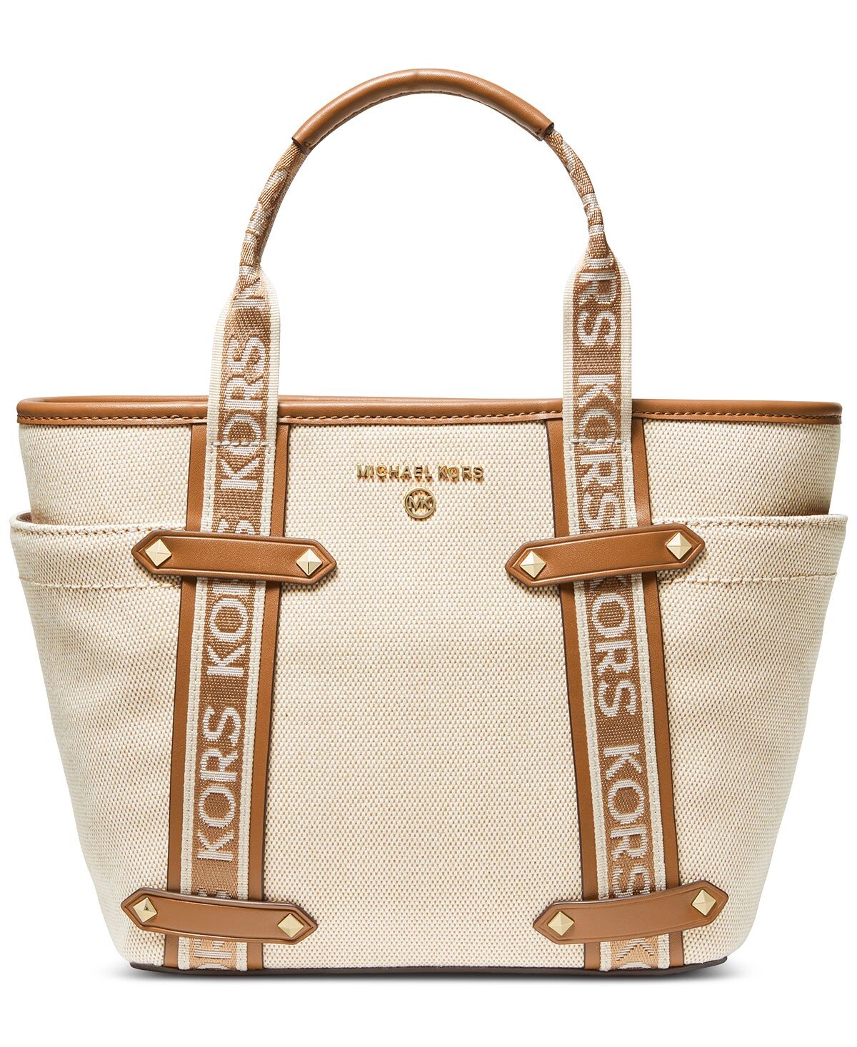 

Маленькая трансформируемая сумка-тоут с логотипом Maeve Michael Kors