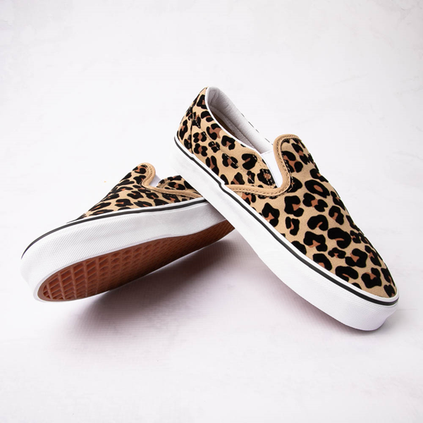 Туфли для скейтбординга Vans, цвет Leopard кроссовки vans zapatillas skate black white gum