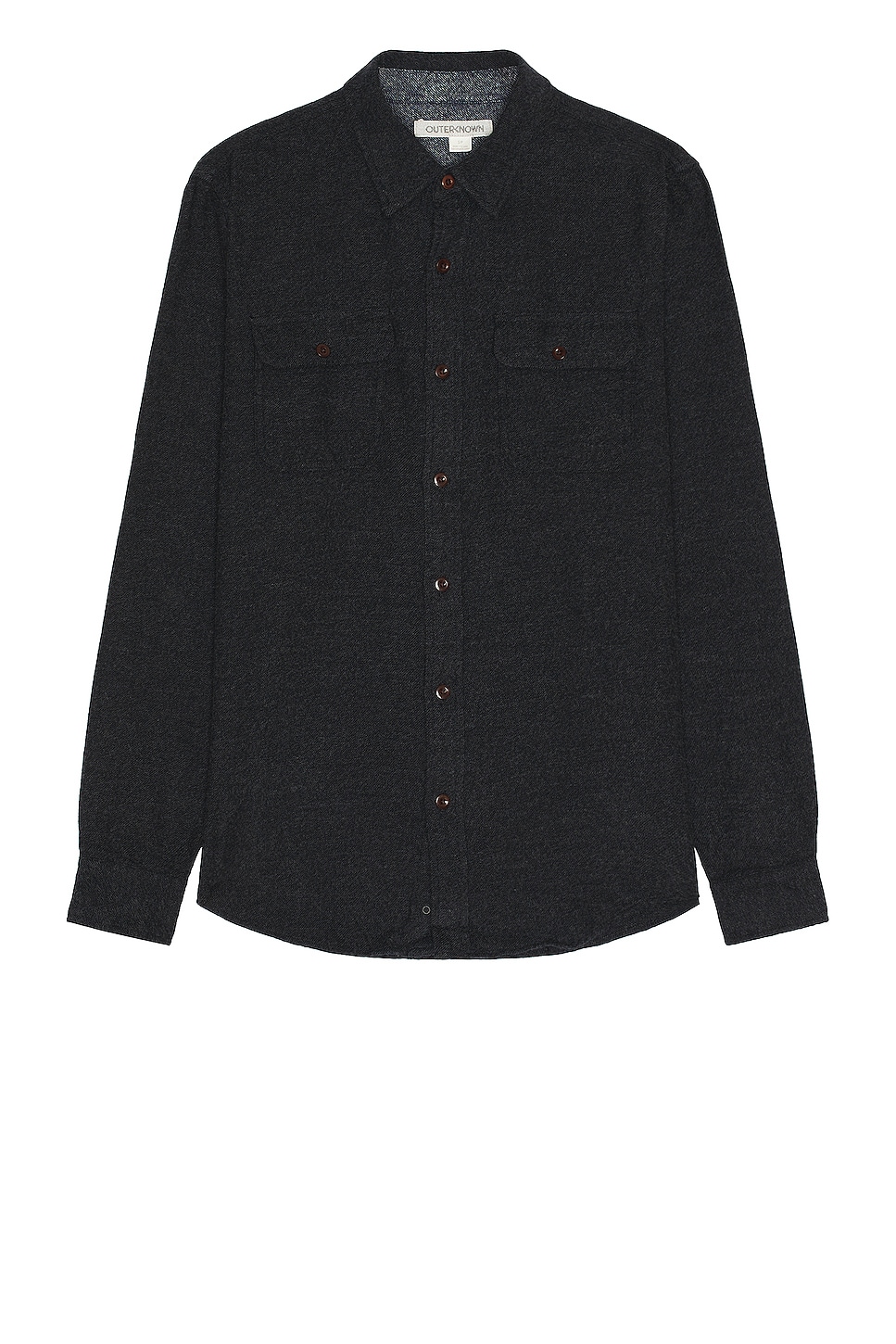 Рубашка OUTERKNOWN Transitional Flannel, цвет Charcoal Jaspe