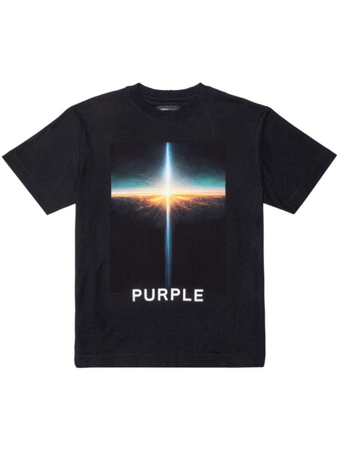 

Purple Brand футболка с графичным принтом, черный